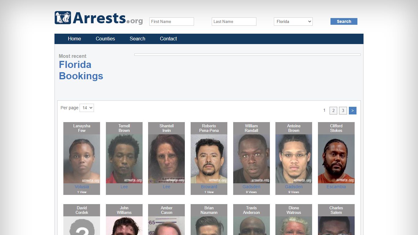 Search Florida Florida Jail Arrest Records